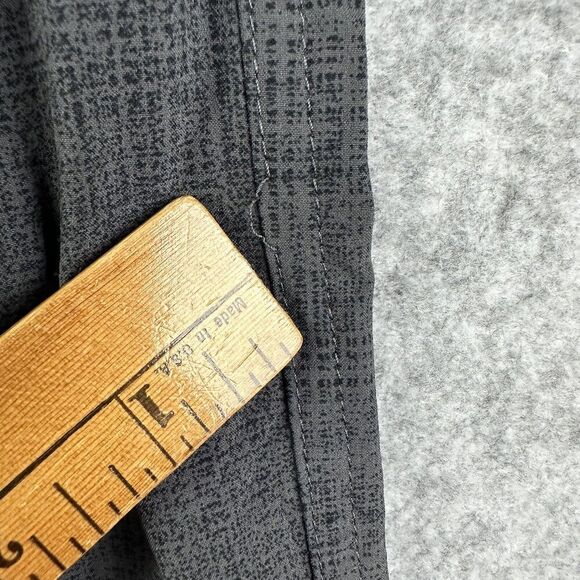 Lululemon Shorts Mens 29 Charcoal Gray Print Chino Performance Preppy Golf 11" - Picture 5 of 12